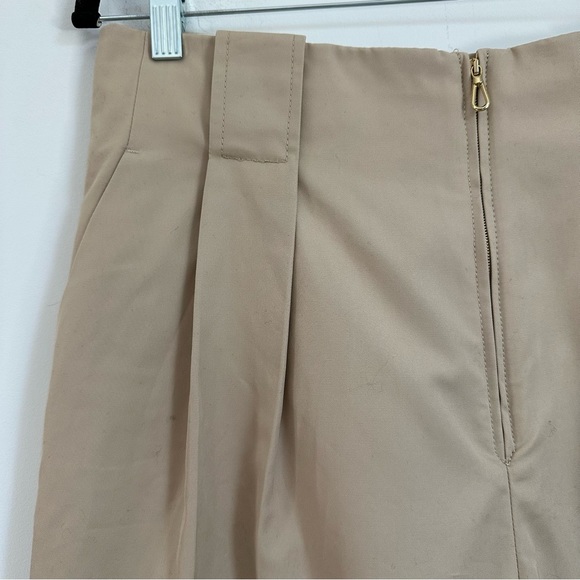 SANDRO High Waisted Pleated Wide Leg Trouser - Picture 5 of 16